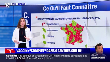Story 1 : Plus de rendez-vous pour un vaccin dans 9 centres sur 10 - 19/01
