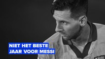 Messi ziet voor het eerst een rode kaart in Barcelona