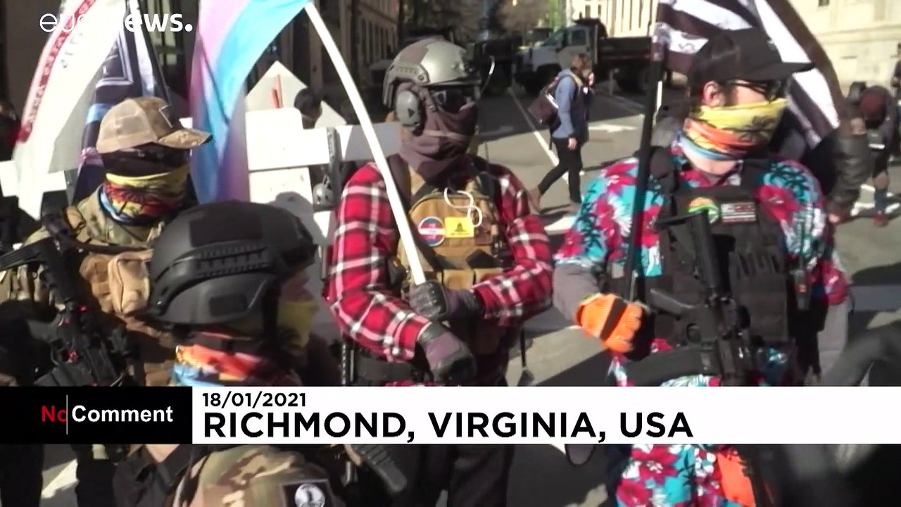 Pro-Gun-Aktivisten demonstrieren in Virginia