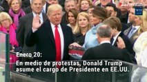 Los hechos que marcaron cuatro años del polémico gobierno de Donald Trump