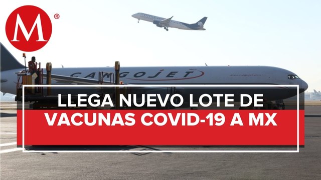Con la mitad de dosis, llega nuevo lote de vacunas de Pfizer a México