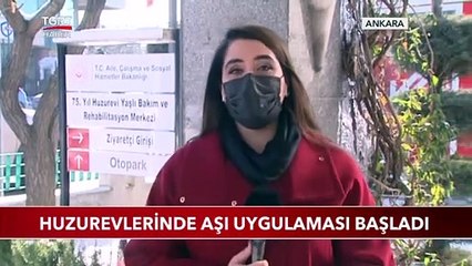 Huzurevlerinde Aşı Uygulaması Başladı