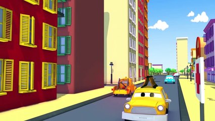 Tom la Dépanneuse et l' helicoptère à Car City| Voitures et Camions, dessin animé pour enfants