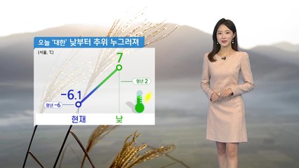 [날씨] 오늘 절기 '대한' 아침 추위...낮부터 누그러져 / YTN