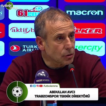 Abdullah Avcı: Futbolda olumlu ve olumsuz duyguları bir anda yaşıyorsunuz