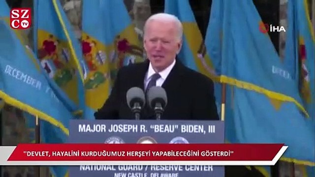 Biden, veda konuşması sırasında gözyaşlarını tutamadı