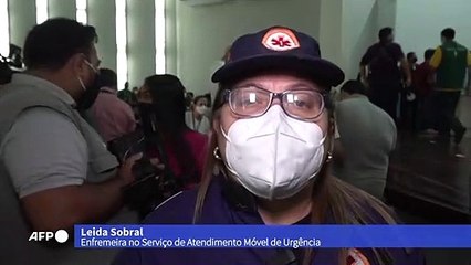 Linha de frente recebe a primeira dose em Manaus