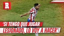 Alexis Vega aseguró que volvería a jugar lesionado con tal de ayudar al Rebaño a ganar