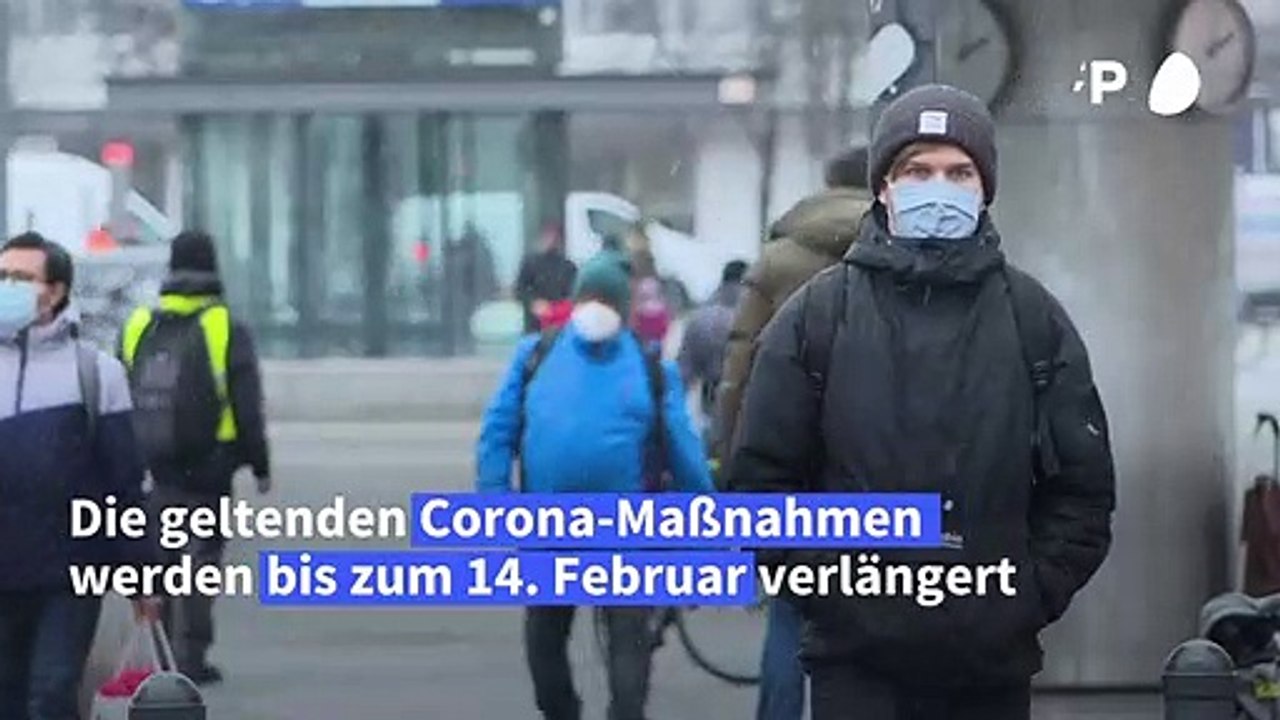Lockdown bis 14. Februar - FFP2-Masken im Nahverkehr Pflicht