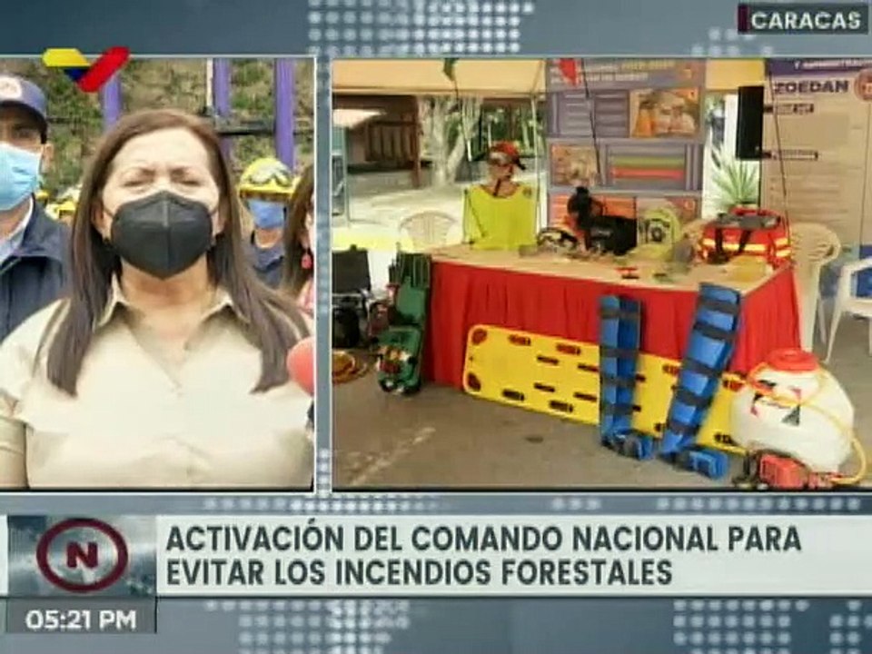 Gobierno Nacional activa Comando para evitar incendios forestales en Caracas