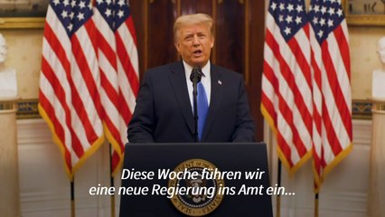 Trump wünscht Biden Glück und Erfolg