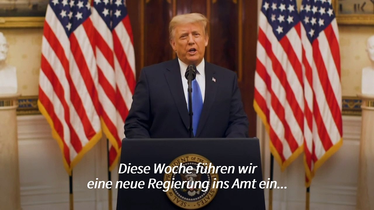 Trump wünscht biden glück und erfolg