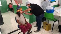 Vacinação em áreas isoladas do Amazonas
