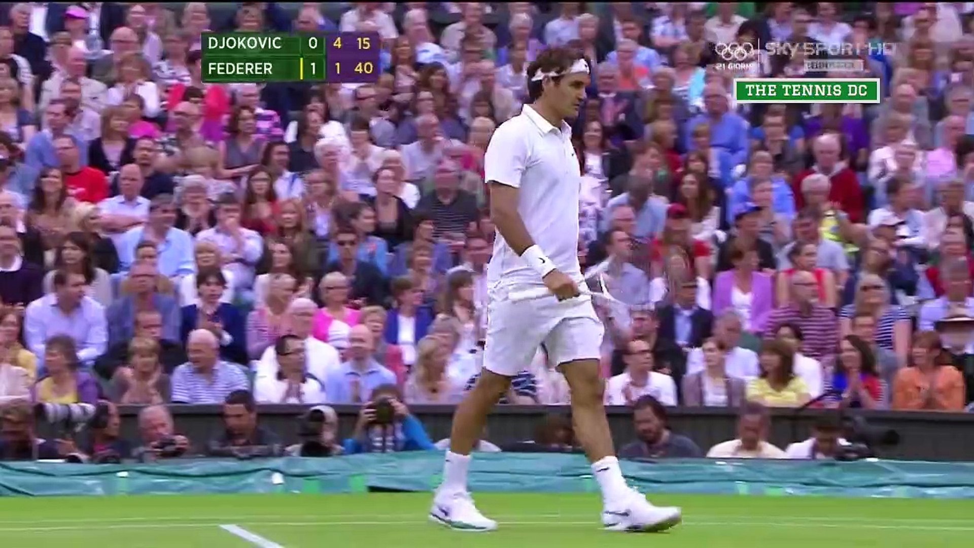 2012 - Roger Federer v. Novak Djokovic | 2012 Wimbledon SF - video  Dailymotion