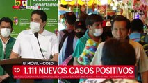 Santa Cruz reporta 1.111 nuevos casos, la segunda jornada con más contagios desde que se inició la pandemia