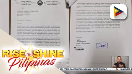 Pulis at militar, hindi basta-basta nakapapasok sa UP campuses sa ilalim ng 1989 agreement