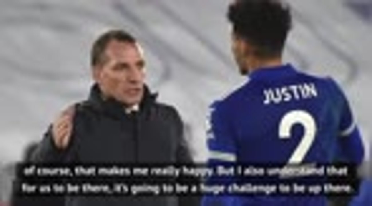 Rodgers 'not thinking' about Leicester topping Premier League