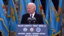 Watch in full - Joe Biden cries in emotional speech before heading to Washington for inauguration