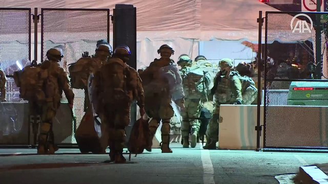 Biden'ın yemin töreni öncesi başkent Washington'daki güvenlik önlemleri artırıldı