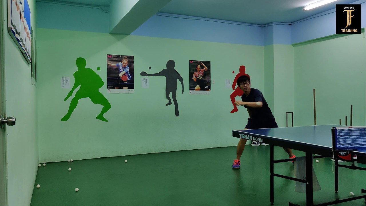 Table Tennis Forehand Topspin - How to connect power from the ground for powerful forehand topspin