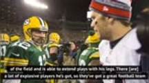 Make it as cold as possible! Rodgers and Brady look ahead to Championship game