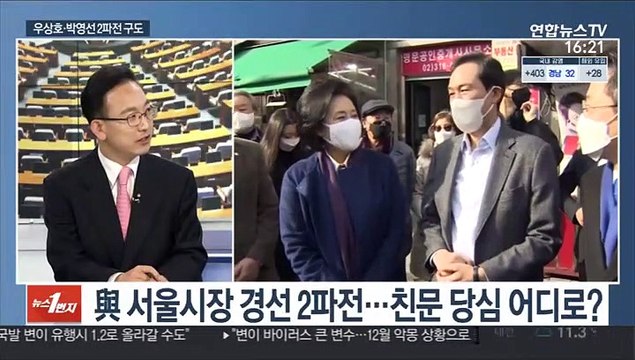[여의도1번지] 與 박영선 vs 우상호…3년 만에 '경선 재격돌'