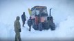 BRO clears snow to facilitate troop movement