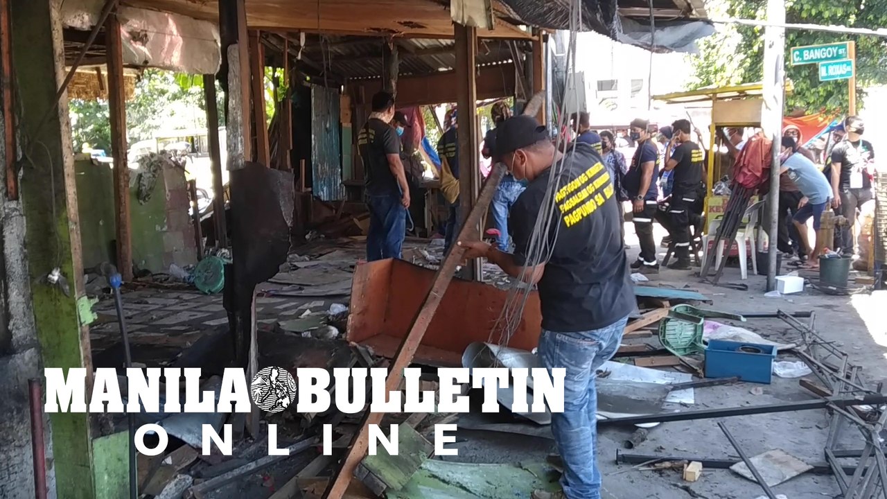 Demolition team dismantle illegal structures in...