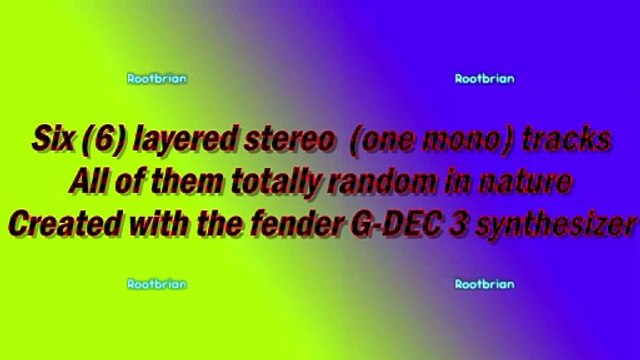 Six layered tracks - Fender G-Dec 3 synthesizer + Casio CTK-3000