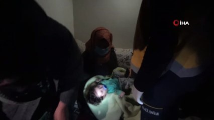 7 Aylık Abdurrahim Bebek 4 Saatlik Çalışma Sonucu Hastaneye Kaldırıldı