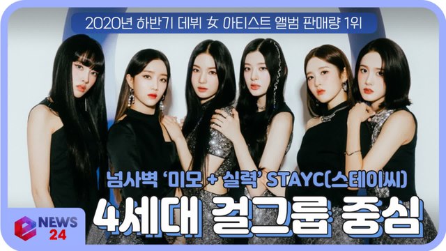 STAYC(스테이씨), 2020년 하반기 데뷔 女 아티스트 앨범 판매량 1위 ′4세대 걸그룹 중심′