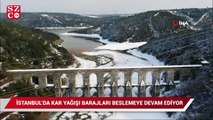 İstanbul’da kar yağışı barajları beslemeye devam ediyor