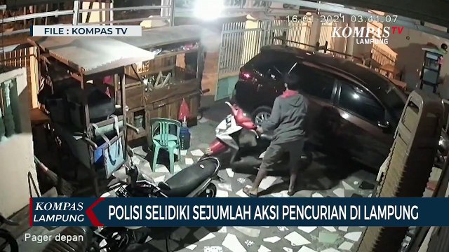 Polisi Selidiki Sejumlah Aksi Pencurian di Bandar Lampung