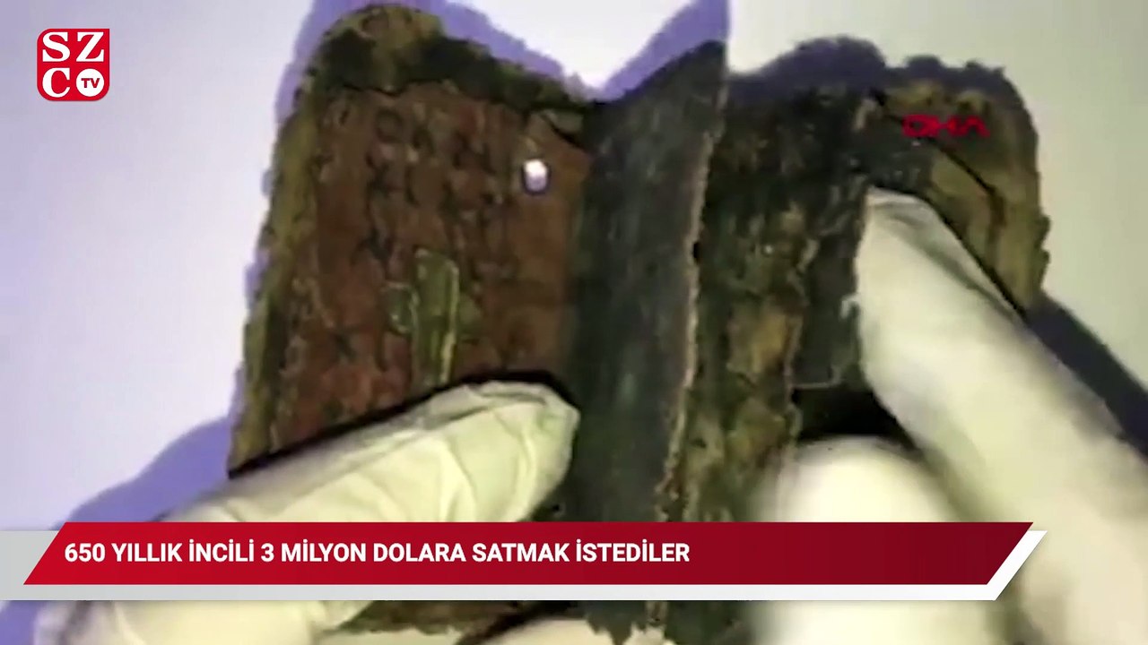 650 yıllık İncil'i, alıcı kılığındaki jandarmaya 3 milyon dolara satmak istediler