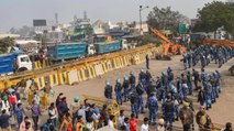 Farmers meeting with Delhi-UP-Haryana police officers starts