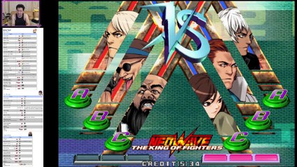 (Demul) King of Fighter NeoWave - 01 - Team Korea - Lv 4...really lv 4