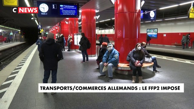 Coronavirus : le masque FFP2 imposé dans les transports et commerces en Allemagne