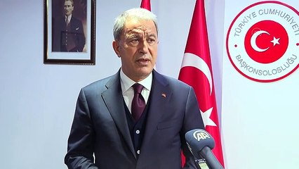 Bakan Akar: ''Teröristlerin sonunu getirmekte kararlıyız''