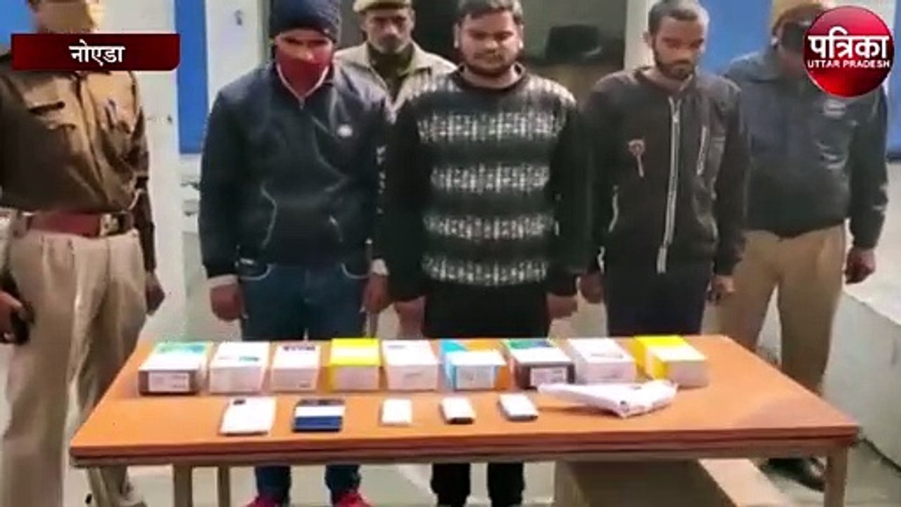 दुकान का शटर तोड़कर मोबाइल चोरी करने वाले तीन श...