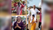 Unique Celebration Of Grampanchayat Election In Maharashtra