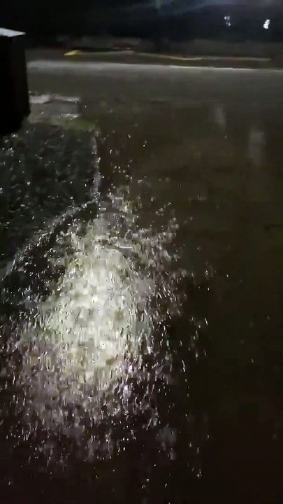 Flooding in Grimsargh, Lancashire