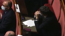 Conte supera la moción de confianza en el Senado