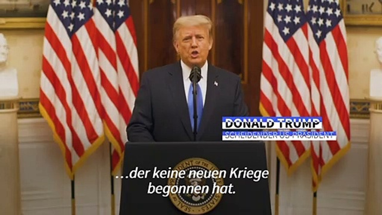 Trumps Abschiedsbotschaft: "Unsere Bewegung steht erst am Anfang"