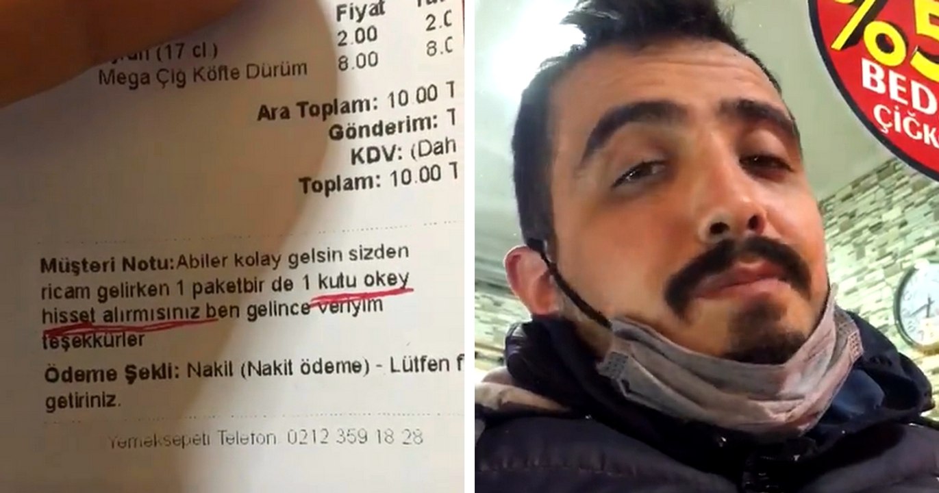 Çiğ Köfteci Kuryesinden Gelirken Bir Kutu da Kondom Almasını İsteyen Müşteriye Kuryenin Efsane Tepkisi