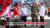 Tinjau Posko, Presiden Jokowi Apresiasi Tim SAR Evakuasi Sriwijaya Air SJ182
