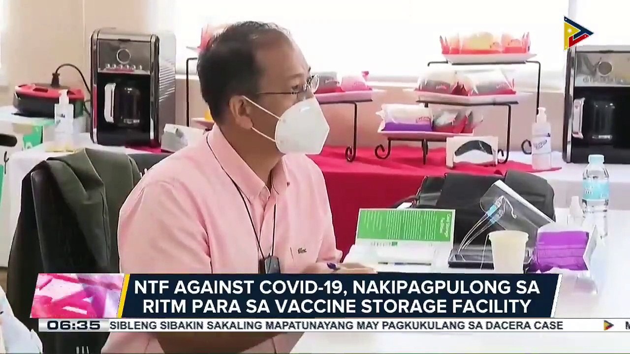 #UlatBayan | NTF Against COVID-19, nakipagpulong sa RITM para sa vaccine storage facility; RITM at iba pang pribadong cold storage facility, binisita; Sec. Galvez, makikipagpulong sa ilang senador