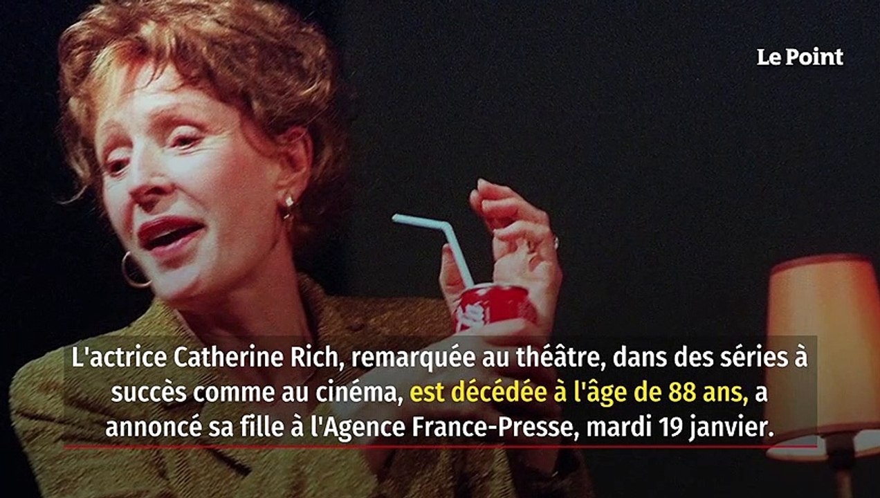 L’actrice Catherine Rich est morte, à 88 ans