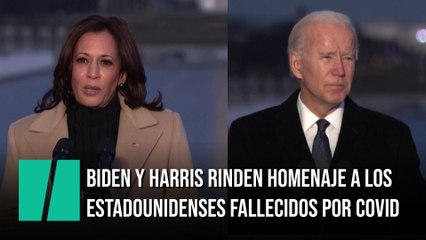 Tải video: Joe Biden y Kamala Harris rinden homenaje a los estadounidenses fallecidos por covid-19