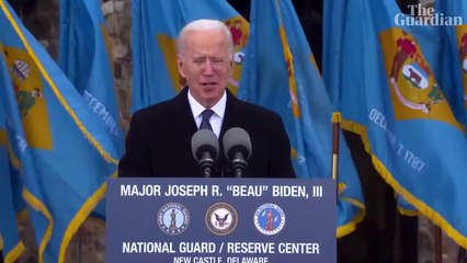 Joe Biden delivers emotional farewell address to Delaware crowd