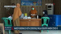 Tenaga Kesehatan Puskemas Di Kota Gorontalo Mulai Disuntik Vaksin Covid-19